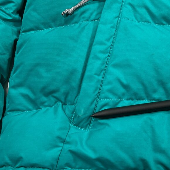 The North Face Womens Nuptse 2 Jacket Small Green 700 Down Winter Puffer Coat - Picture 6 of 14